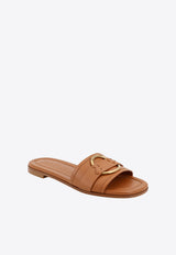Bell Leather Flat Sandals