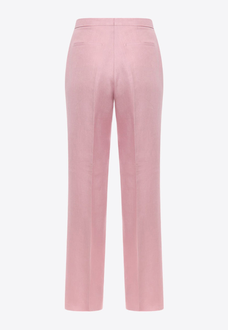 Straight-Leg Tailored Pants