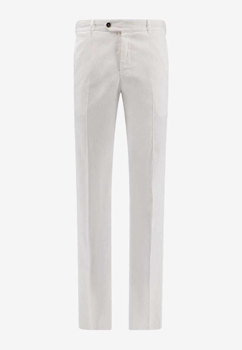 Straight-Leg Tailored Pants