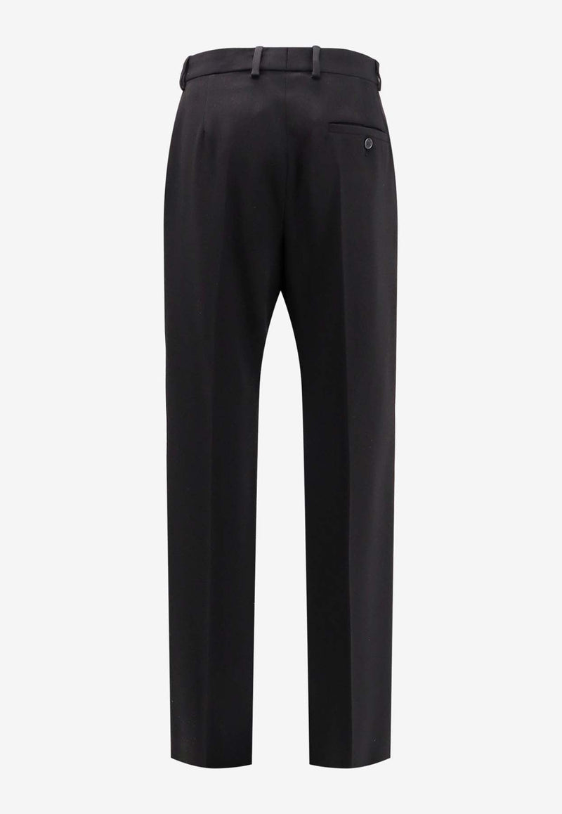 Straight-Leg Tailored Pants