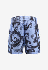 Watercolor Couture Bermuda Shorts