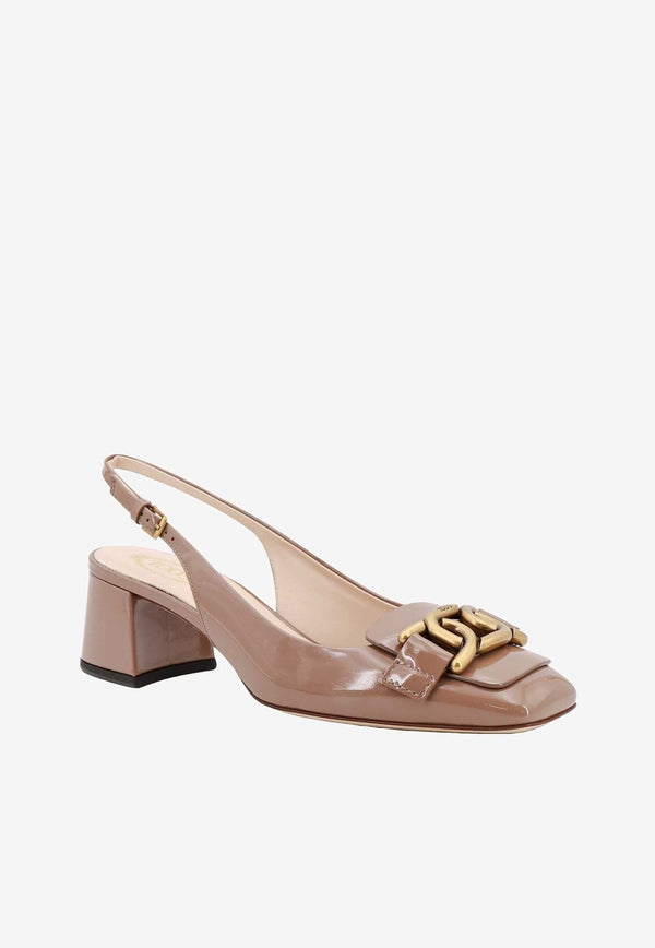 Kate 50 Slingback Pumps in Patent Leather