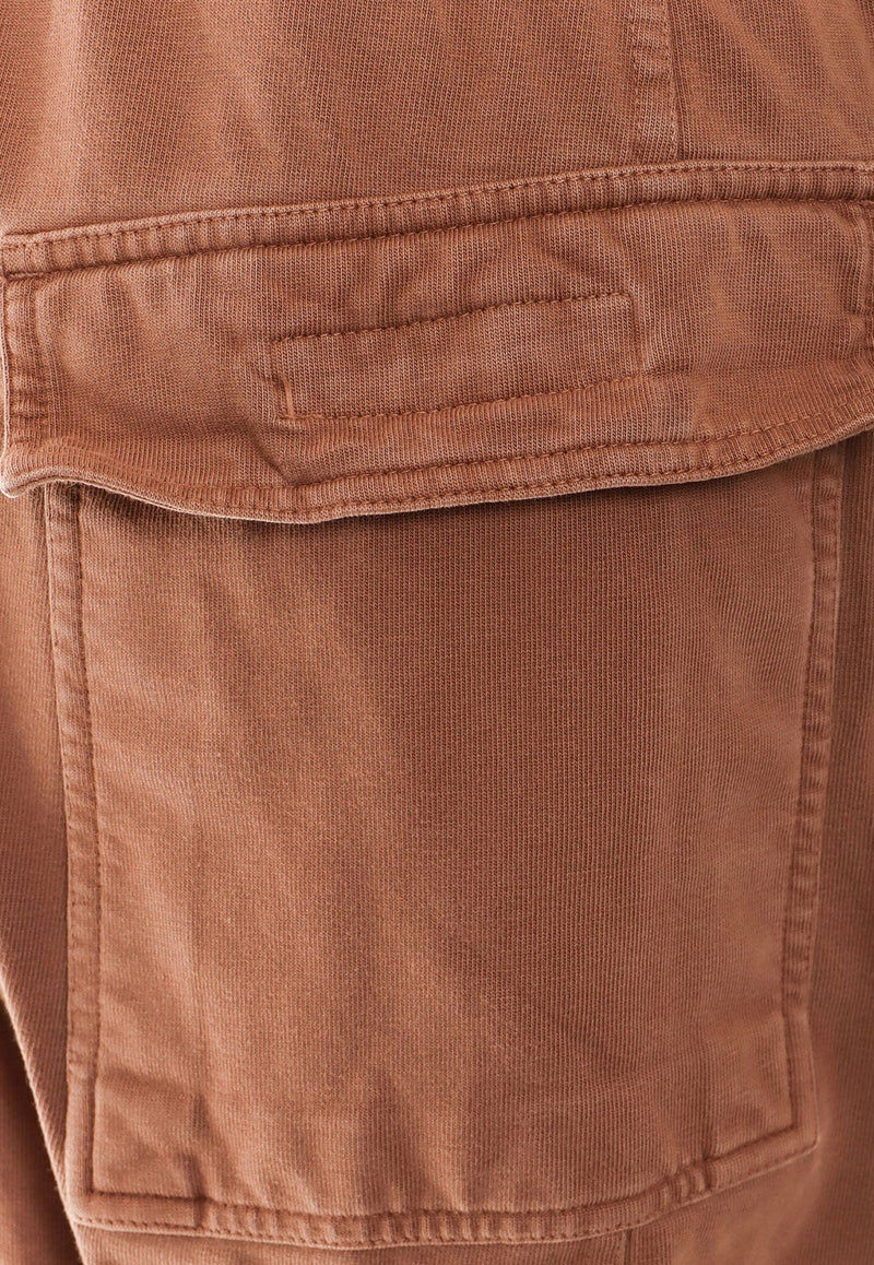 Drawstring Drop-Crotch Shorts