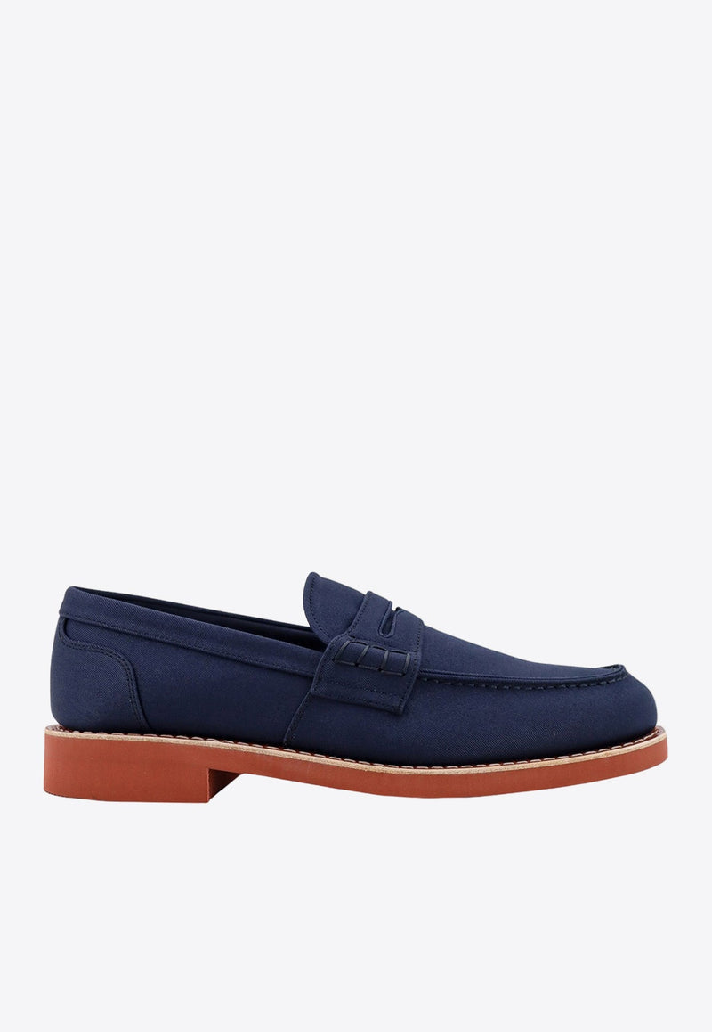 Pembrey Canvas Penny Loafers