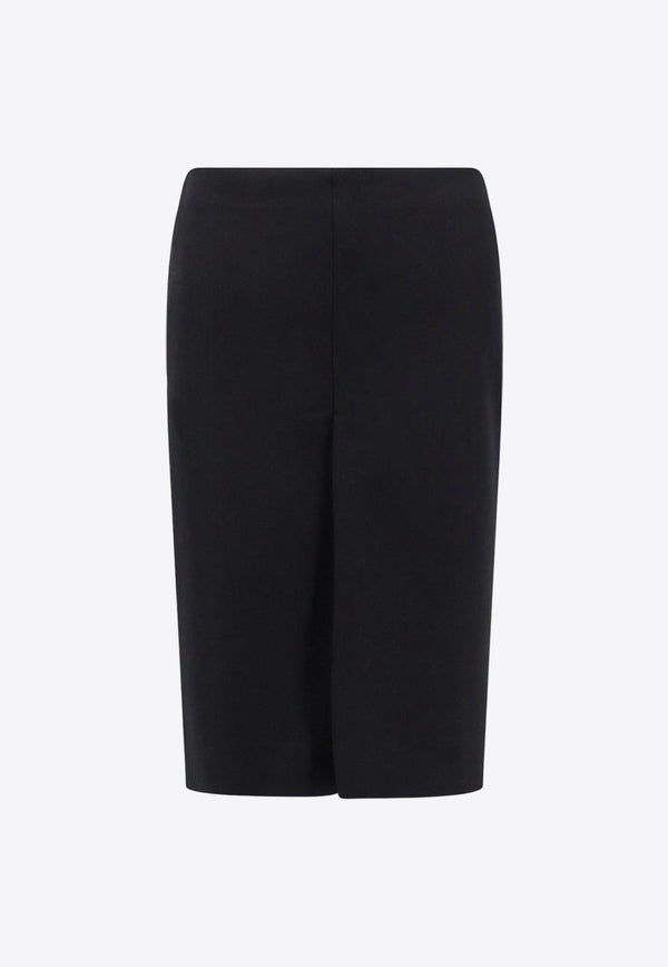 Wool Mid-Length Skirt