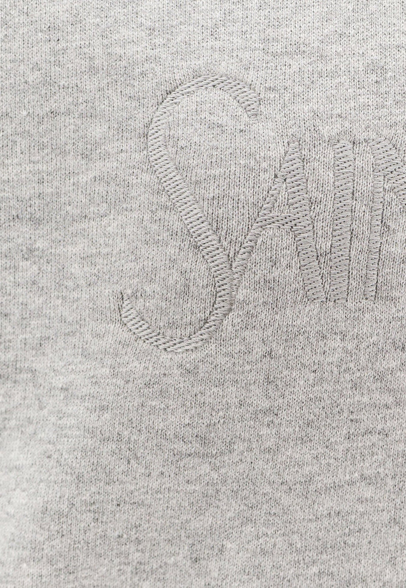 Logo-Embroidered Hooded Sweatshirt