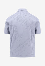 Diagonal Scritto Polo T-shirt