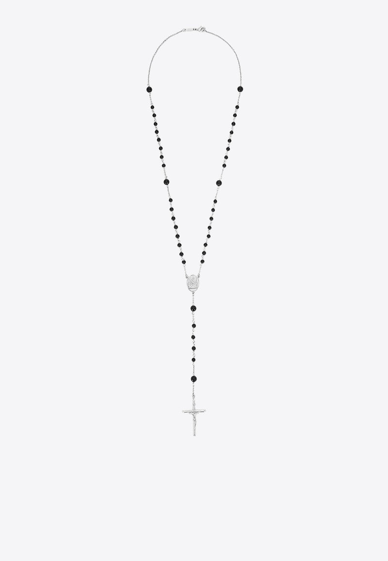 Rosary Gemstone Necklace