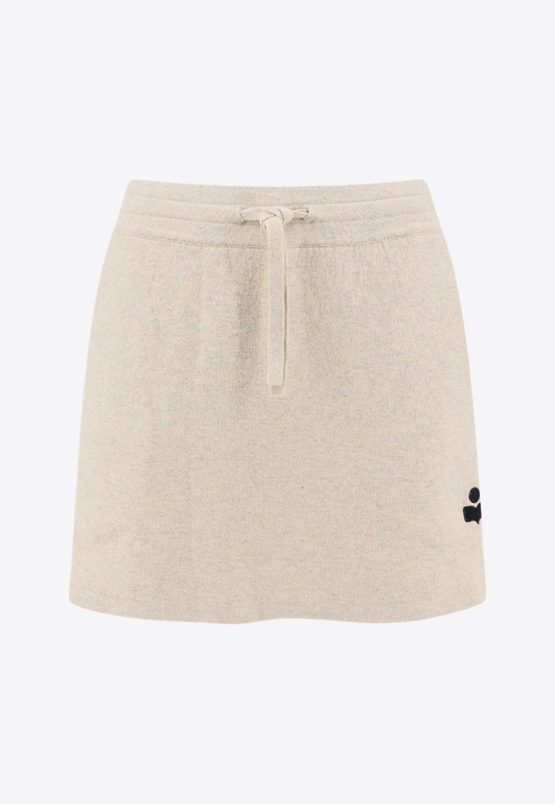 Amaline Logo-Patch Mini Skirt