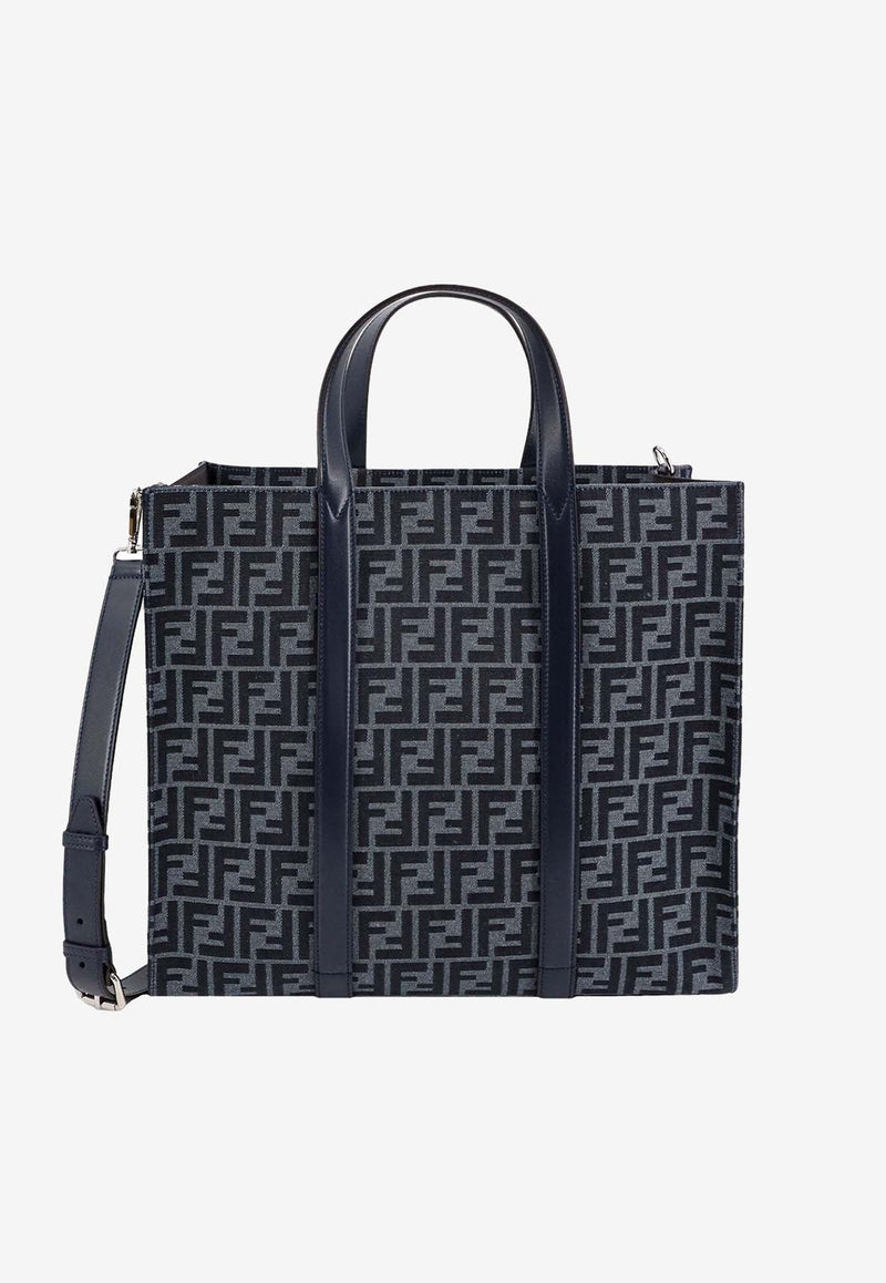 FF Jacquard Top Handle Bag