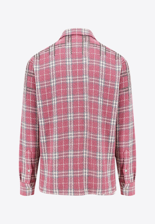 Plaid Check Long-Sleeved Shirt