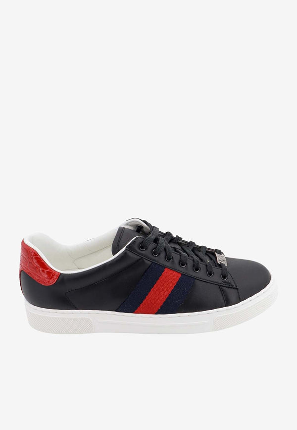 Ace Leather Low-Top Sneakers