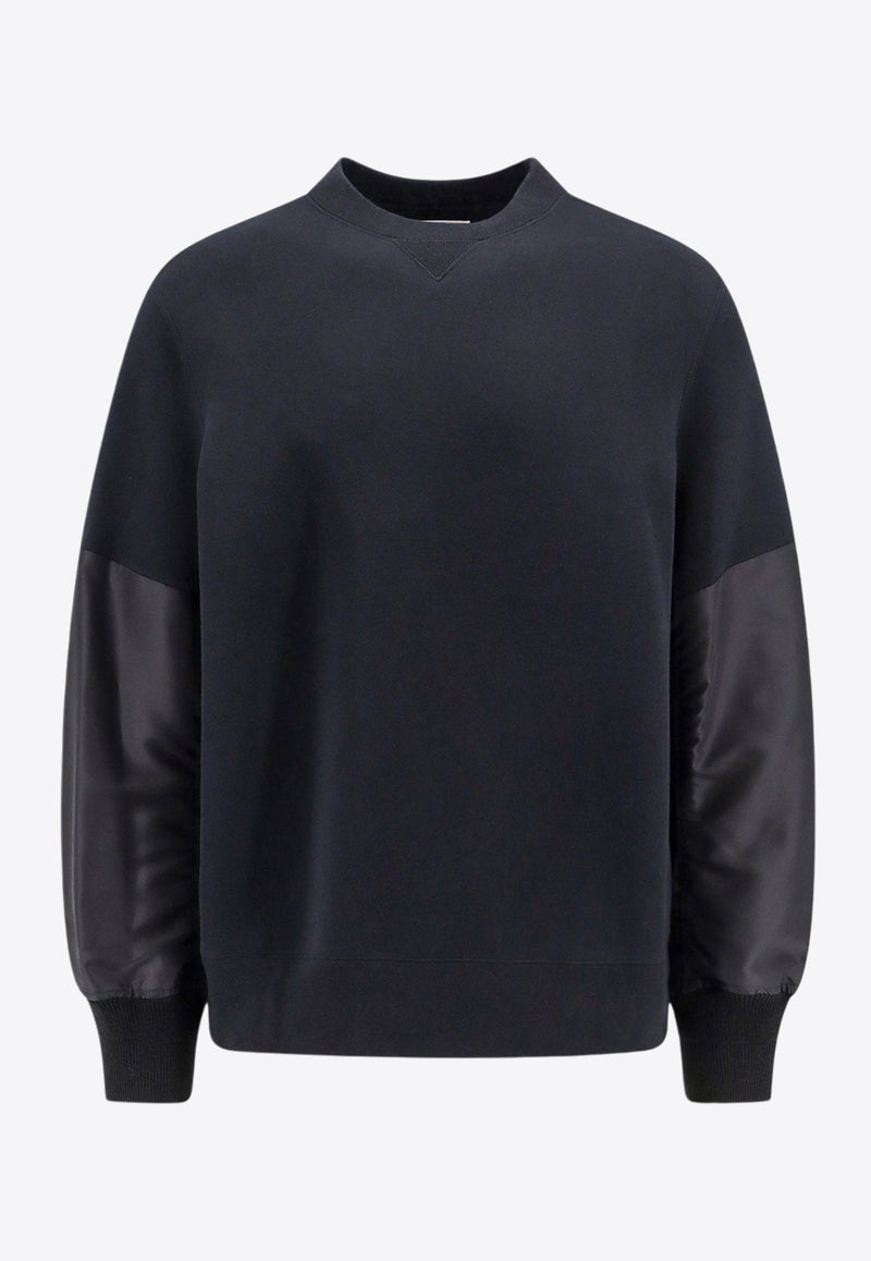 Basic Paneled Sweatshirt