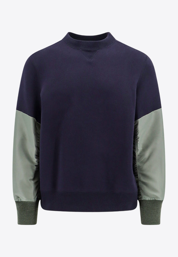 Basic Paneled Sweatshirt