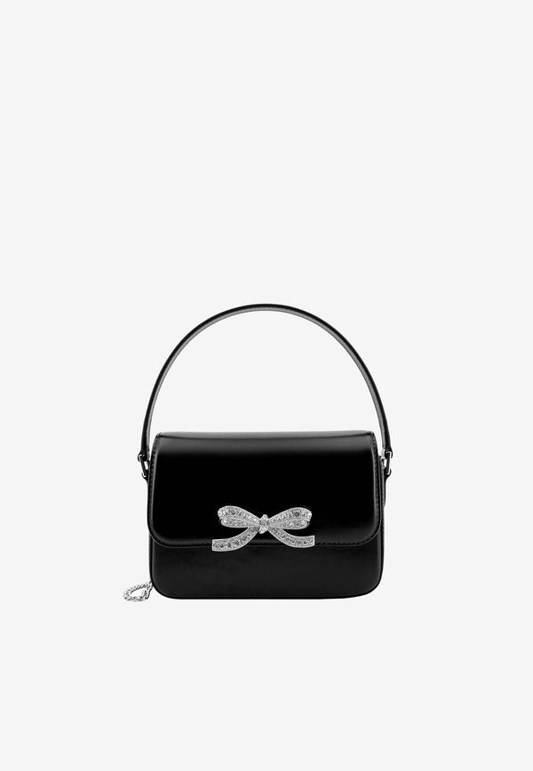 Micro Leather Top Handle Bag