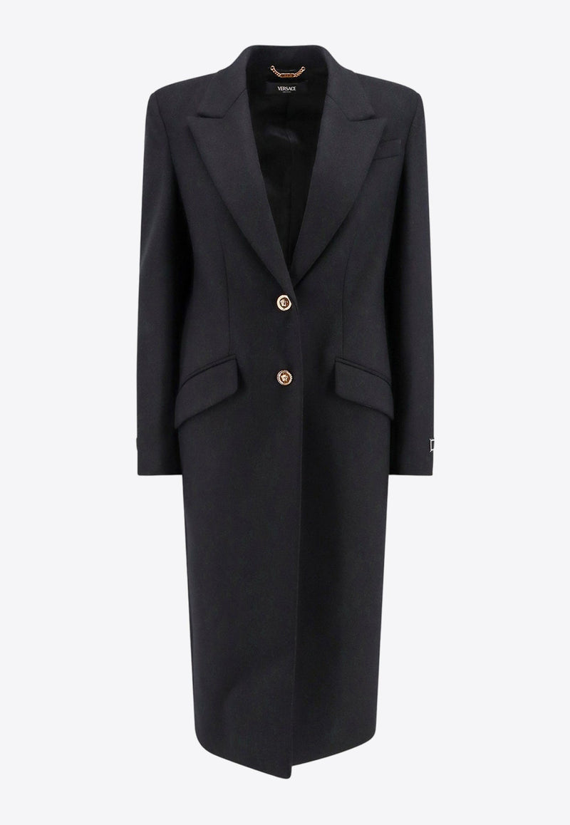 Medusa Single-Breasted Long Coat