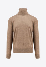 Turtleneck Wool Knit Sweater