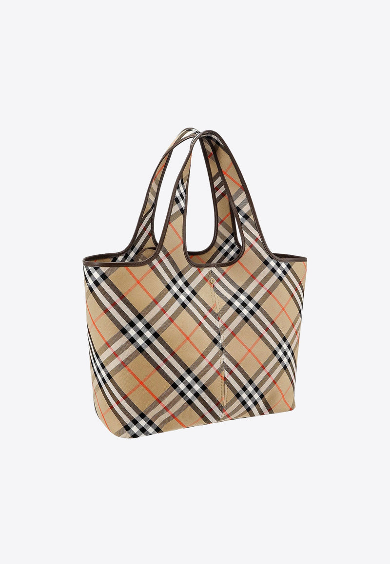 Medium Check Tote Bag