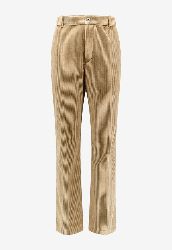 Wide-Leg Corduroy Pants