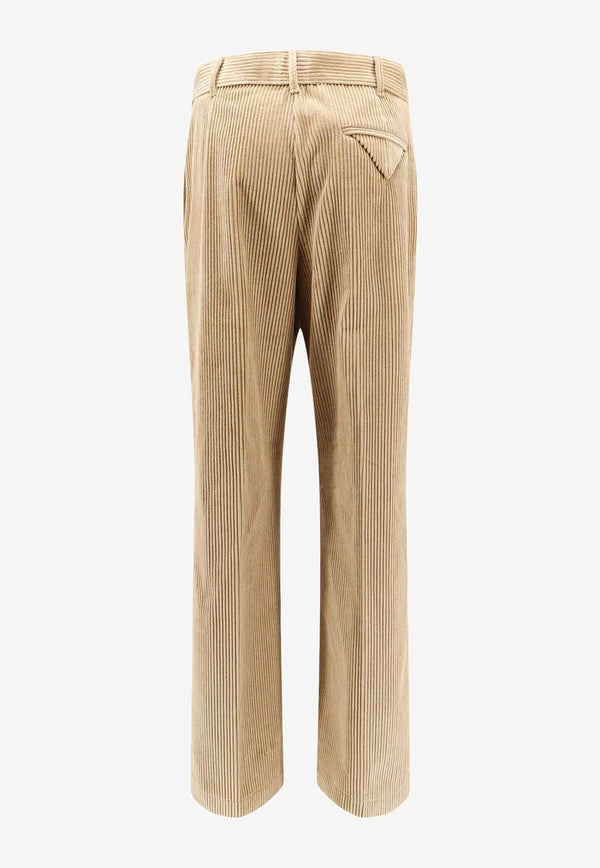 Wide-Leg Corduroy Pants