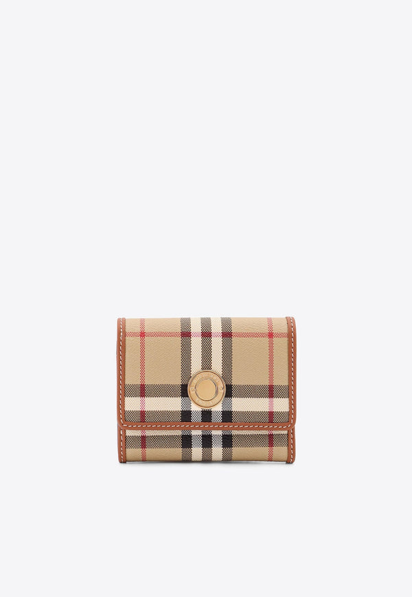 Lancaster Vintage Check Wallet