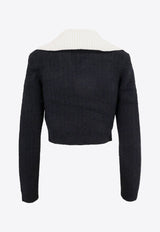 V-neck Wool-Blend Sweater