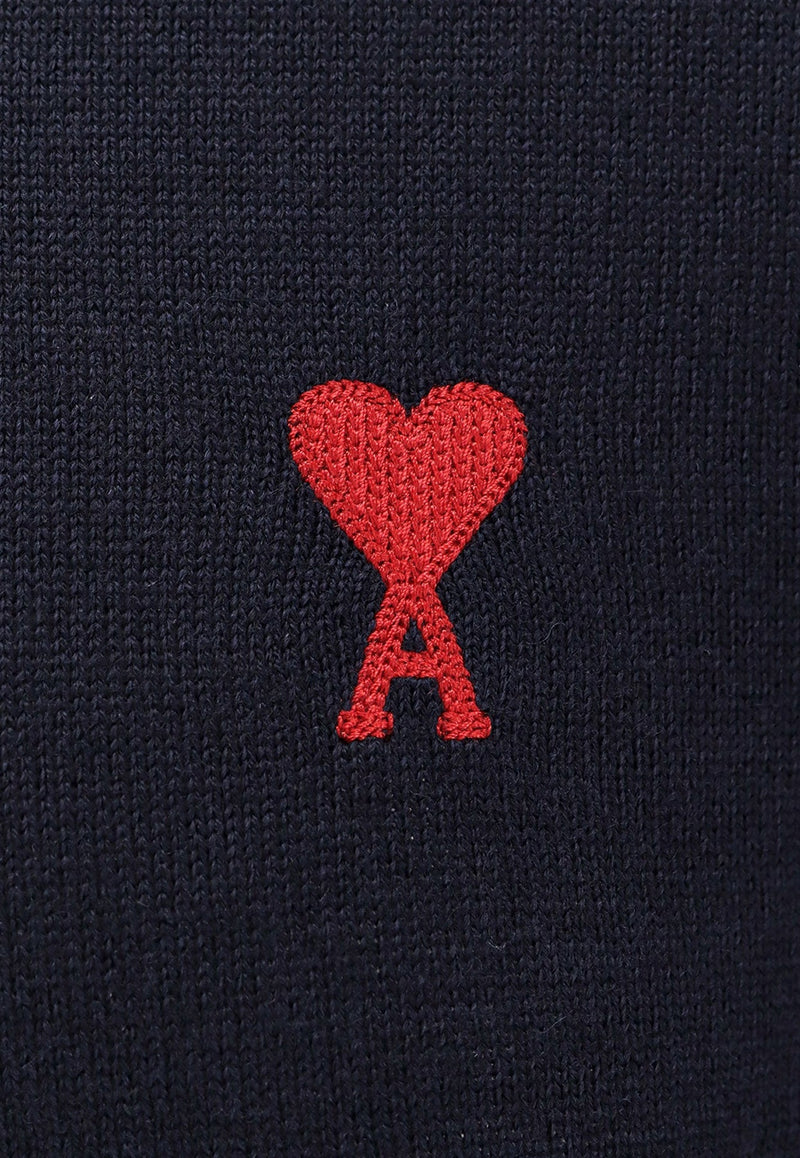 Ami De Coeur Embroidered Wool Sweater