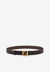 FF Monogram Reversible Leather Belt