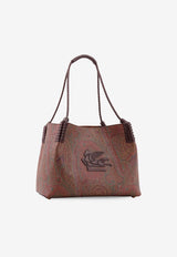 Small Paisley Jacquard Tote Bag