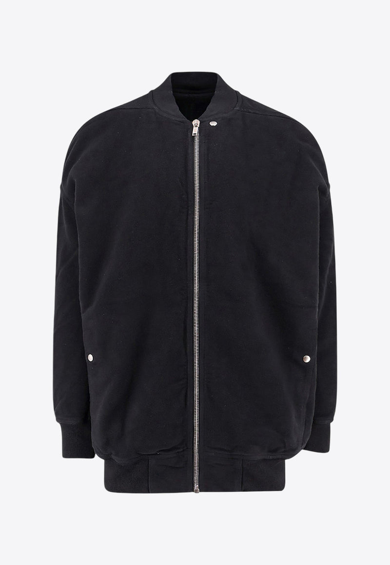 Jumbo Flight Zip-Up Bomber Jacket