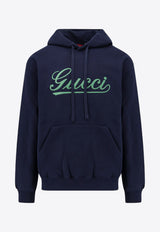 Embroidered Logo Hooded Sweatshirt