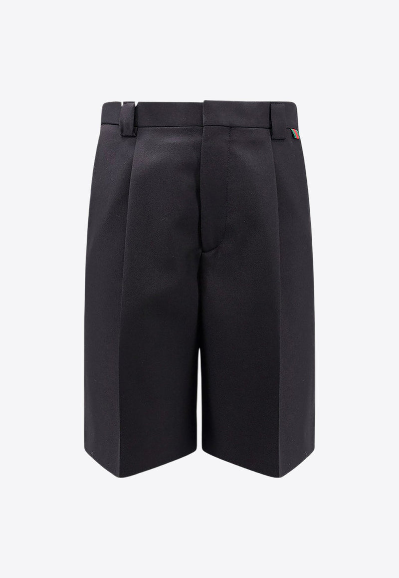 Web-Detail Bermuda Tailored Shorts