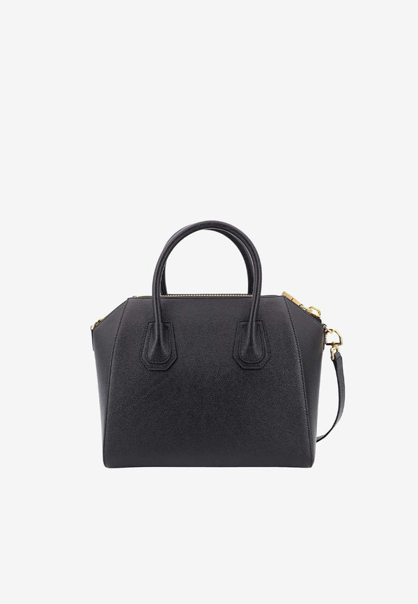 Medium Antigona Leather Top Handle Bag