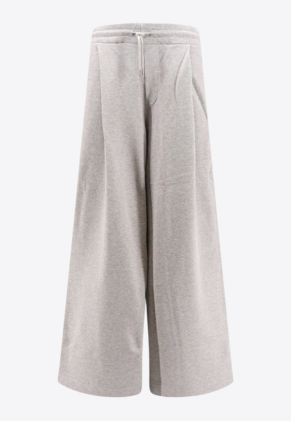 Wide-Leg Drawstring Pants