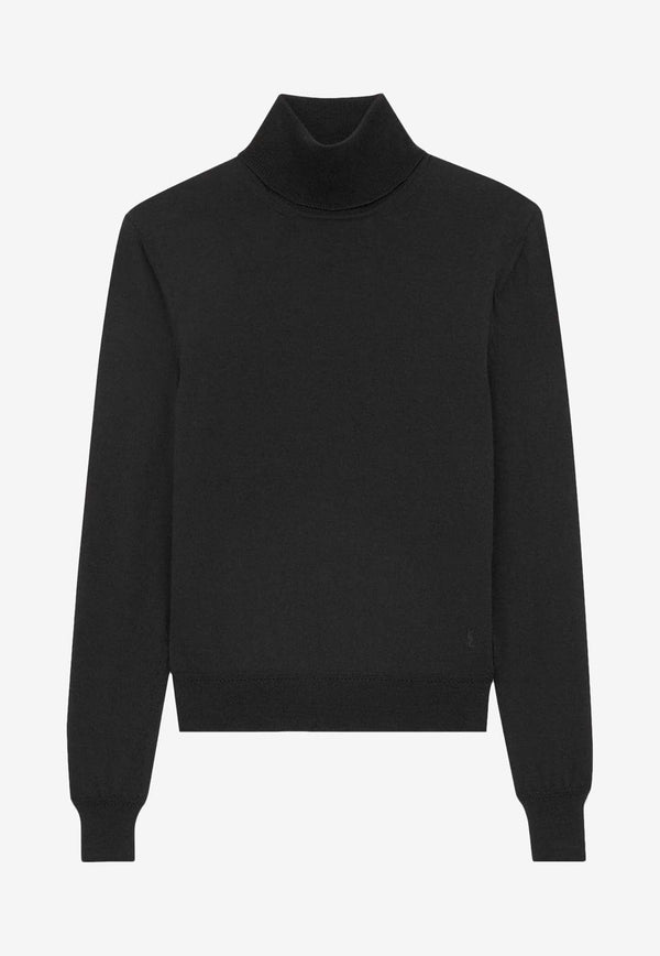 Cassandre Embroidered Turtleneck Sweater