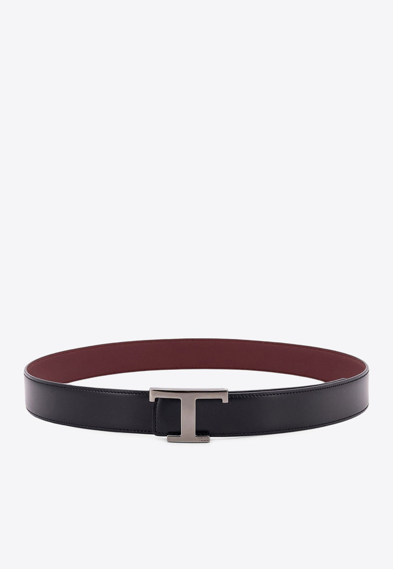 T Timeless Reversible Leather Belt