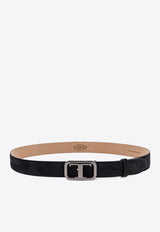 T Monogram Suede Belt