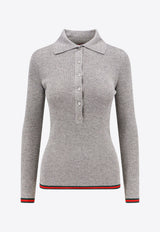 Knitted Polo Sweater