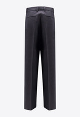 Tailored Wool Flared Pants