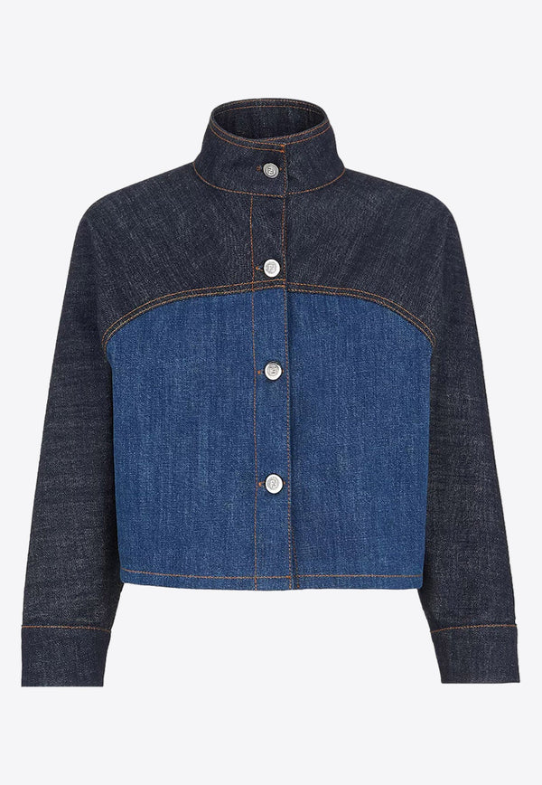 Two-Tone Denim Jacket