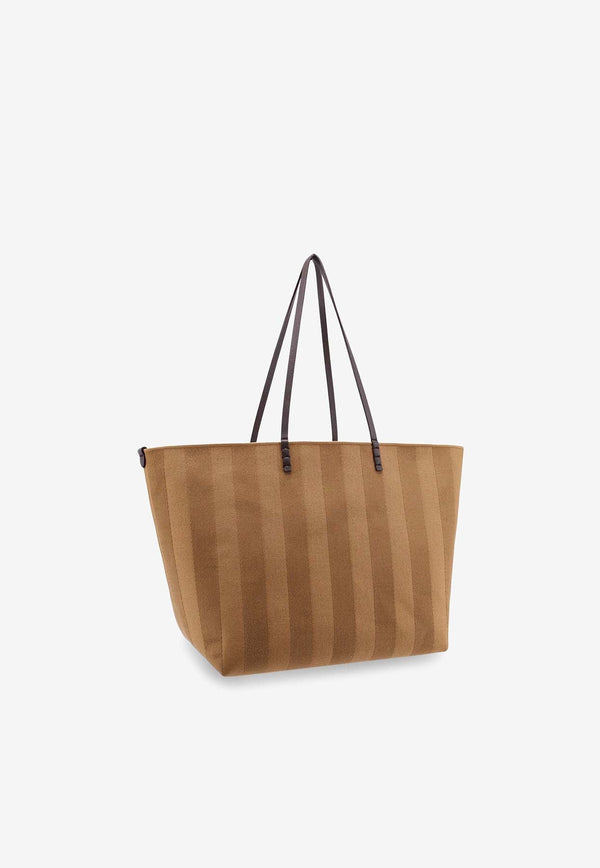 Large Roll Jacquard Tote Bag