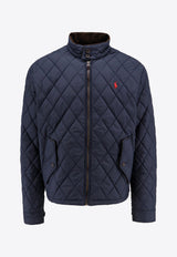 Quilted Nylon Logo Jacket