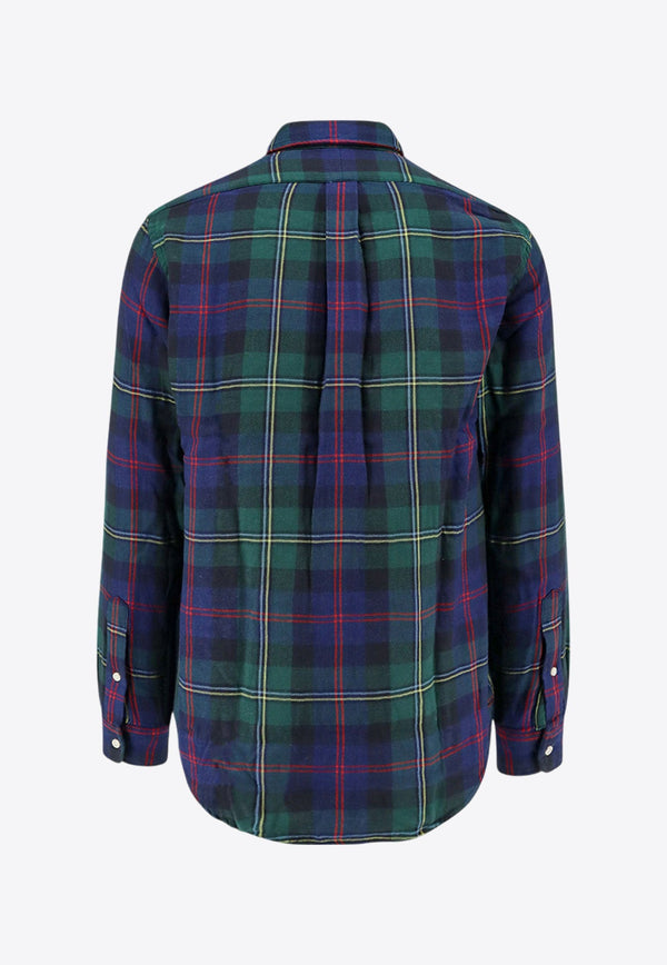 Plaid Check Long-Sleeved Shirt