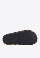 Rise Leopard Print BB Flatform Sandals