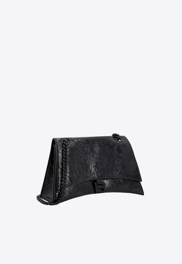 Medium Crush Patent Leather Shoulder Bag