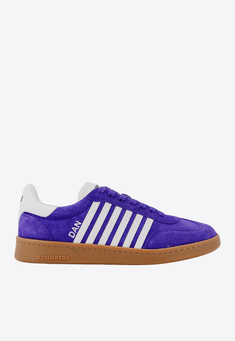 Boxer Leather and Suede Sneakers