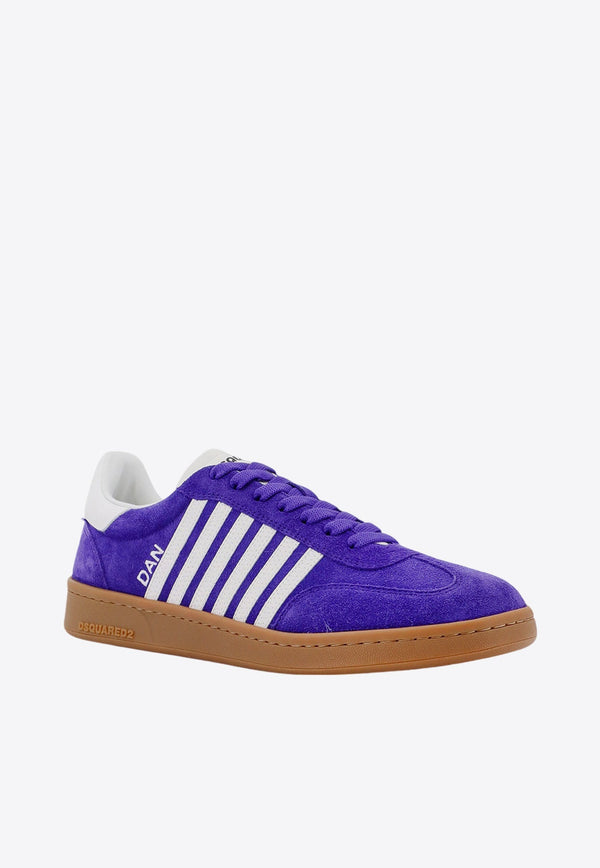 Boxer Leather and Suede Sneakers