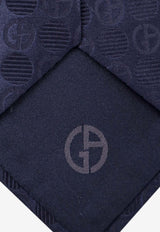 Logo Jacquard Silk Tie