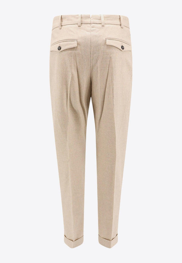 Straight-Leg Tailored Pants