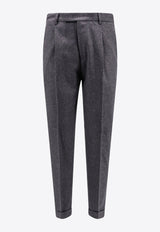 Straight-Leg Tailored Pants